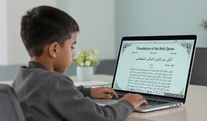 Visit Quran with Translation Course Online Page for full Detail
